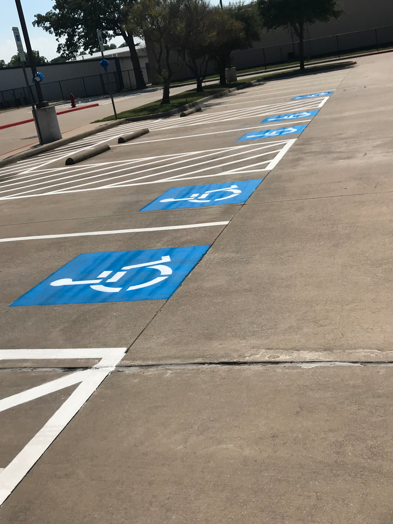 ADA Compliance parking in Austin, TX